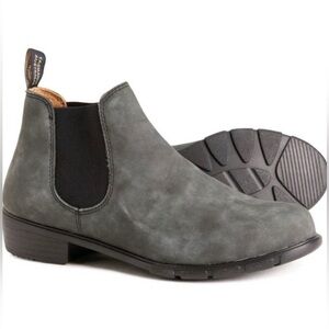 Gray Chelsea Boots